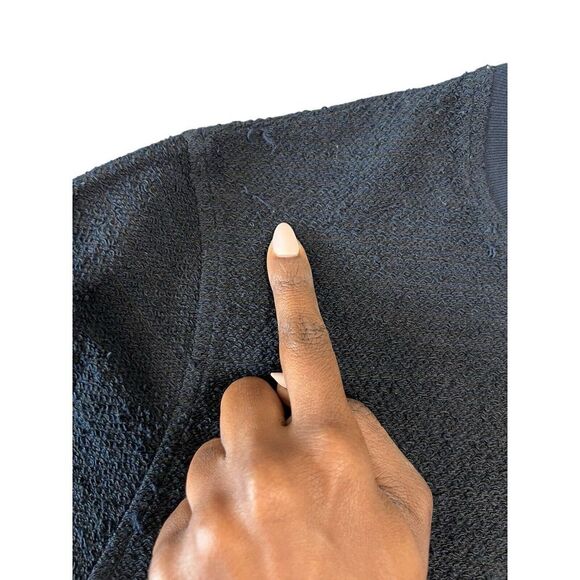 Folk Navy 100% Cotton Crewneck Sweater Sz 3 Classic Casual Heritage Normcore - Picture 9 of 9